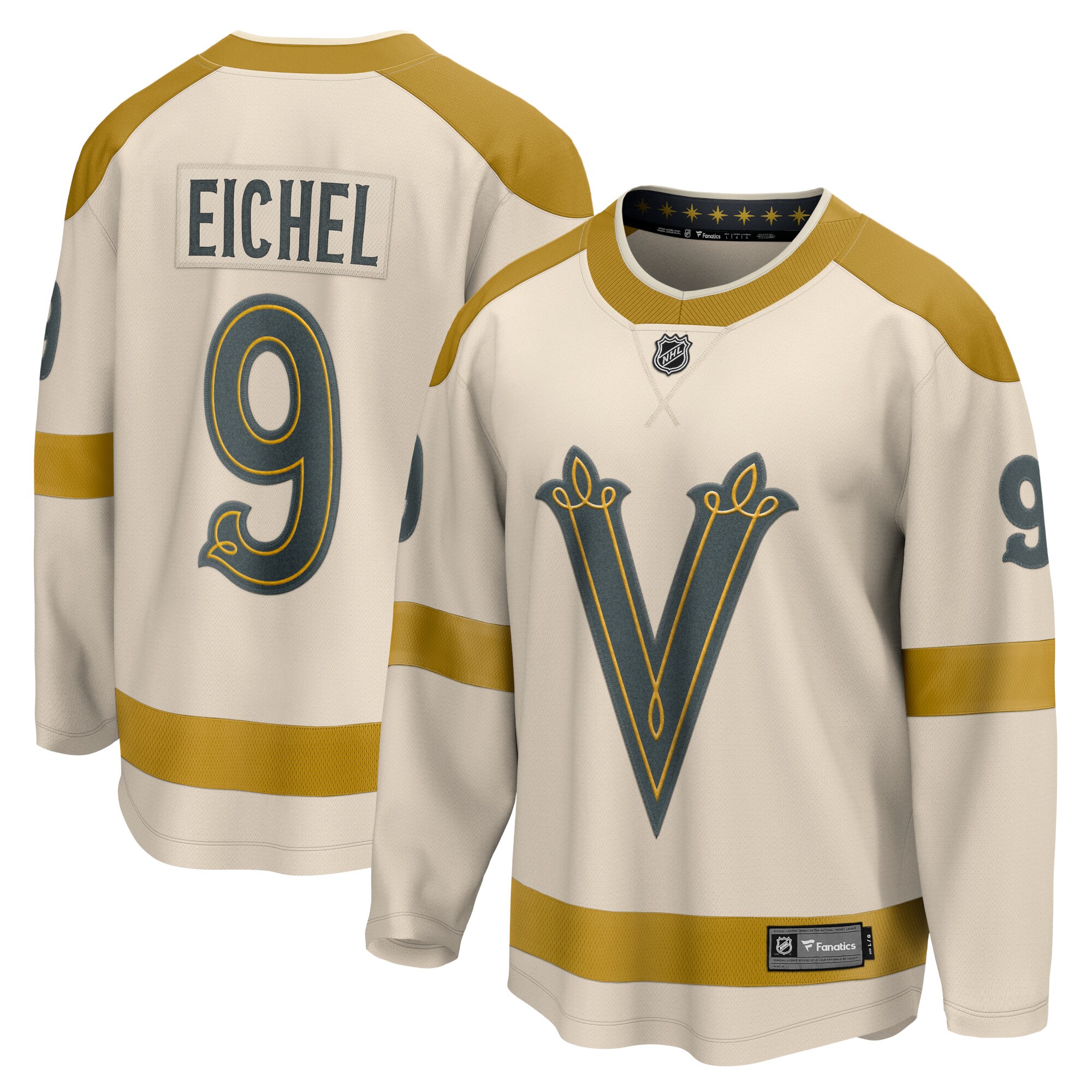 Jack Eichel Vegas Golden Knights Fanatics 2024 NHL Winter Classic Breakaway   Jersey – Cream mysite