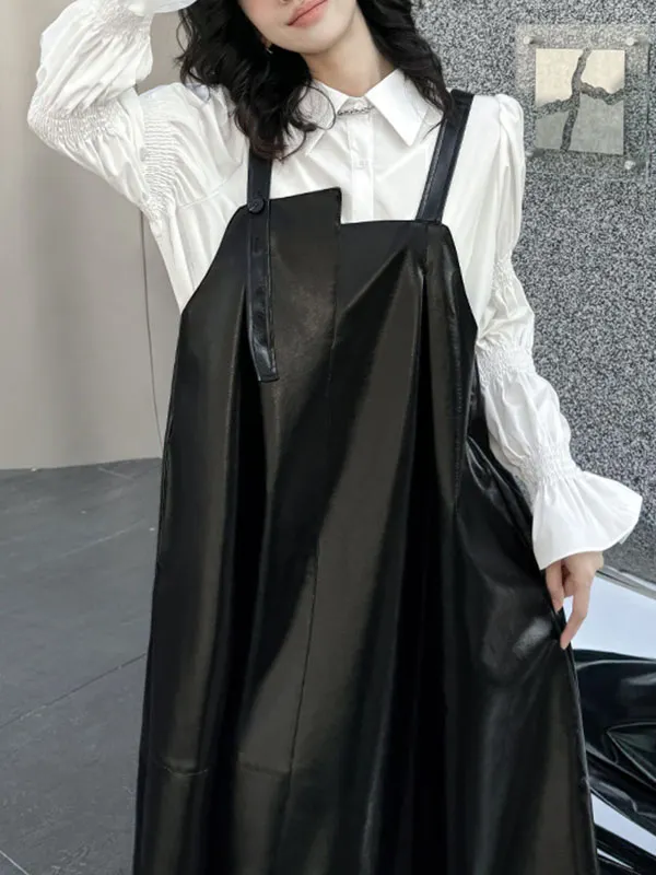 ASYMMETRIC PLEATED DRESS main image 0