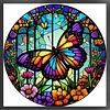 Butterfly - 11CT Stamped Cross Stitch - 40*40cm