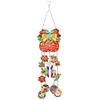 (US Local)DIY Diamond Painting Double Sided 3D Wind Chime Xmas Pendant  Hanging Kit
