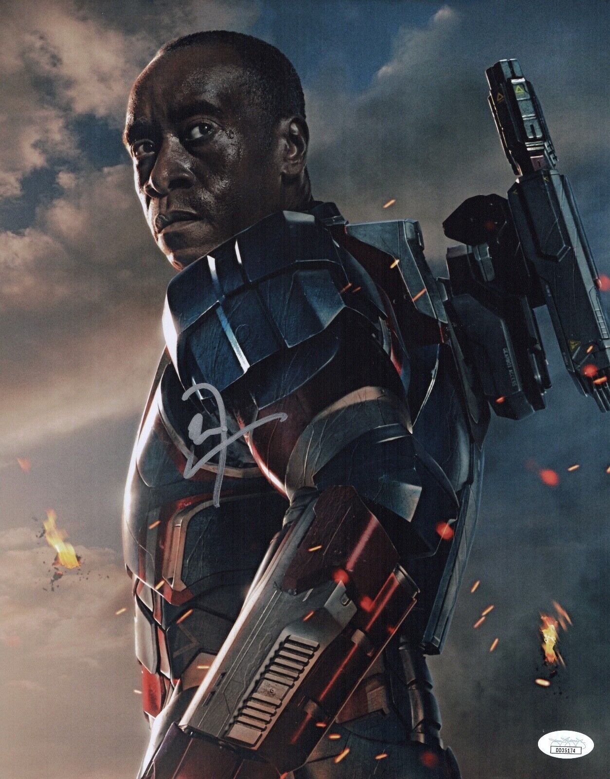 DON CHEADLE Signed WAR MACHINE 11x14 Photo Poster painting IN PERSON Autograph IRON MAN JSA COA