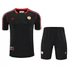 2025/2026 Manchester United Pre-Match Training Black Shirt+Shorts 1:1 Thai Quality