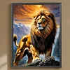 Diamond Painting-DIY Full Round Drill Lion