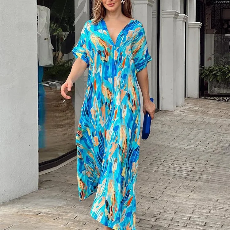 Hot sale 💃 Painted casual dresses with prints 