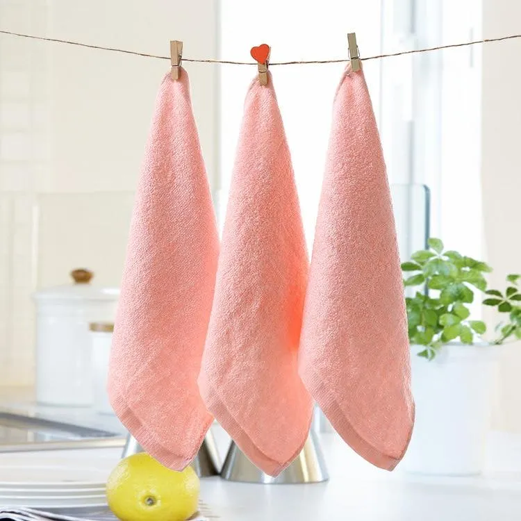 YWHUANSEN 5pcs/lot 25*25cm ULTRA SOFT Baby Bath Washcloths Rayon from Bamboo Towels Perfect Baby Gifts Baby Travel Bathing Kits