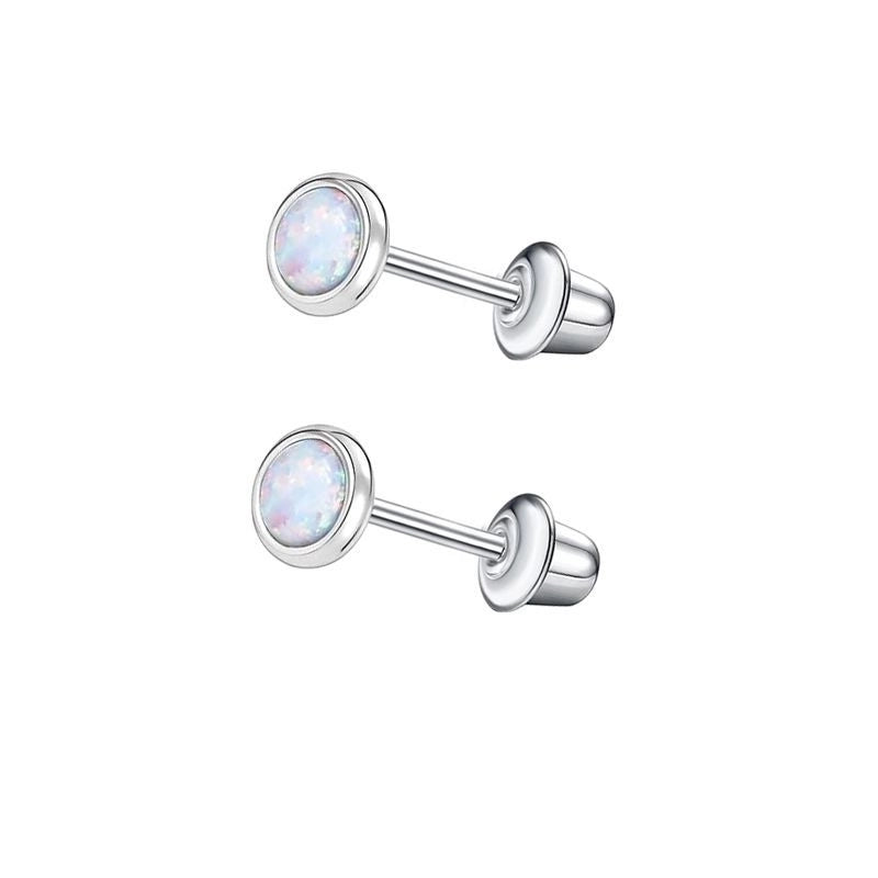 1 Pair Minimalist Cross Star Butterfly Plating Inlay Stainless Steel Zircon Ear Studs