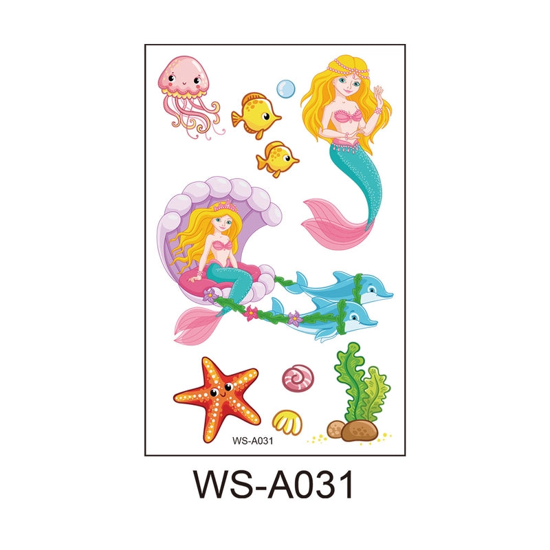 Mermaid Pet Tattoos & Body Art 1 Piece