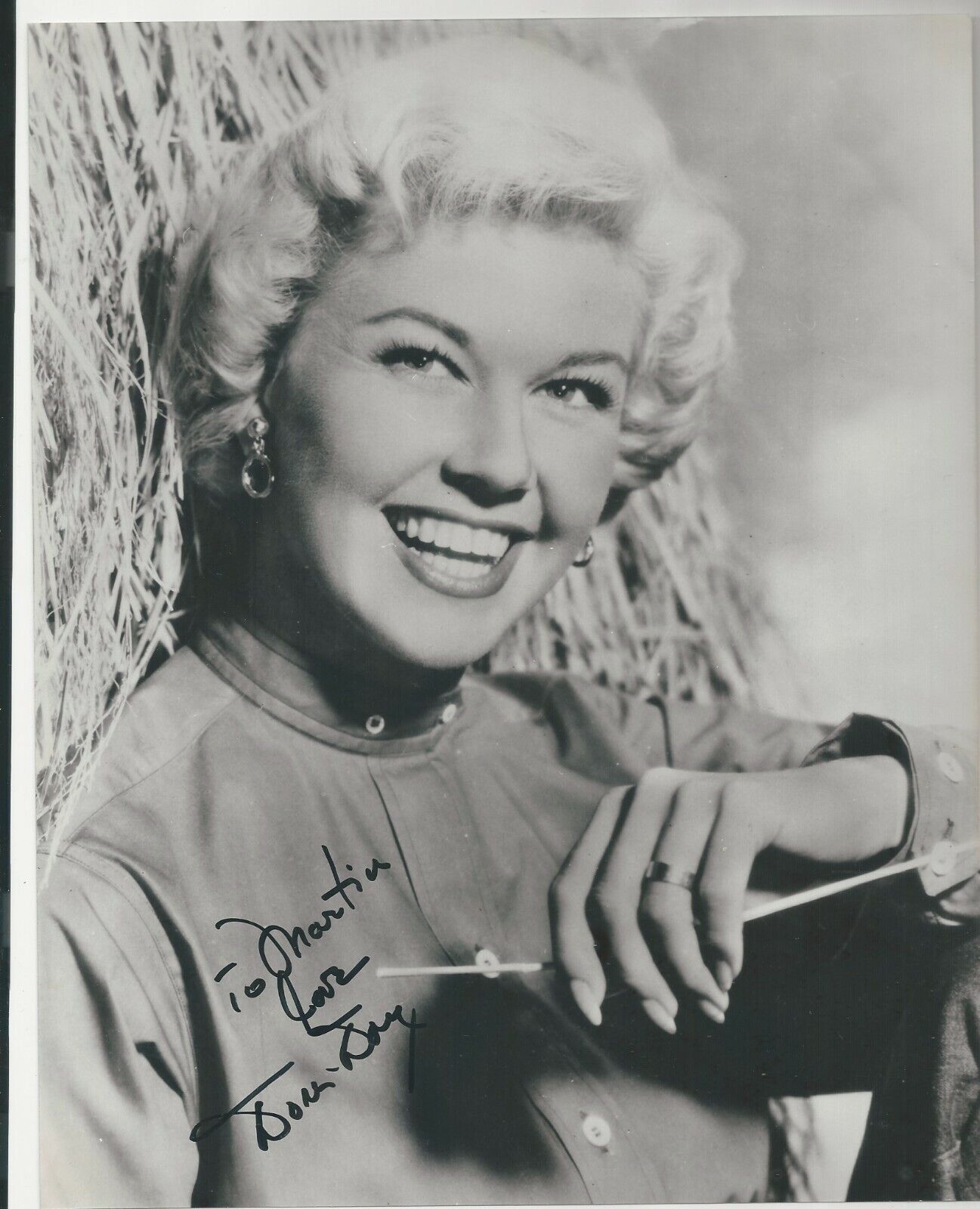 Doris Day signed Photo Poster painting