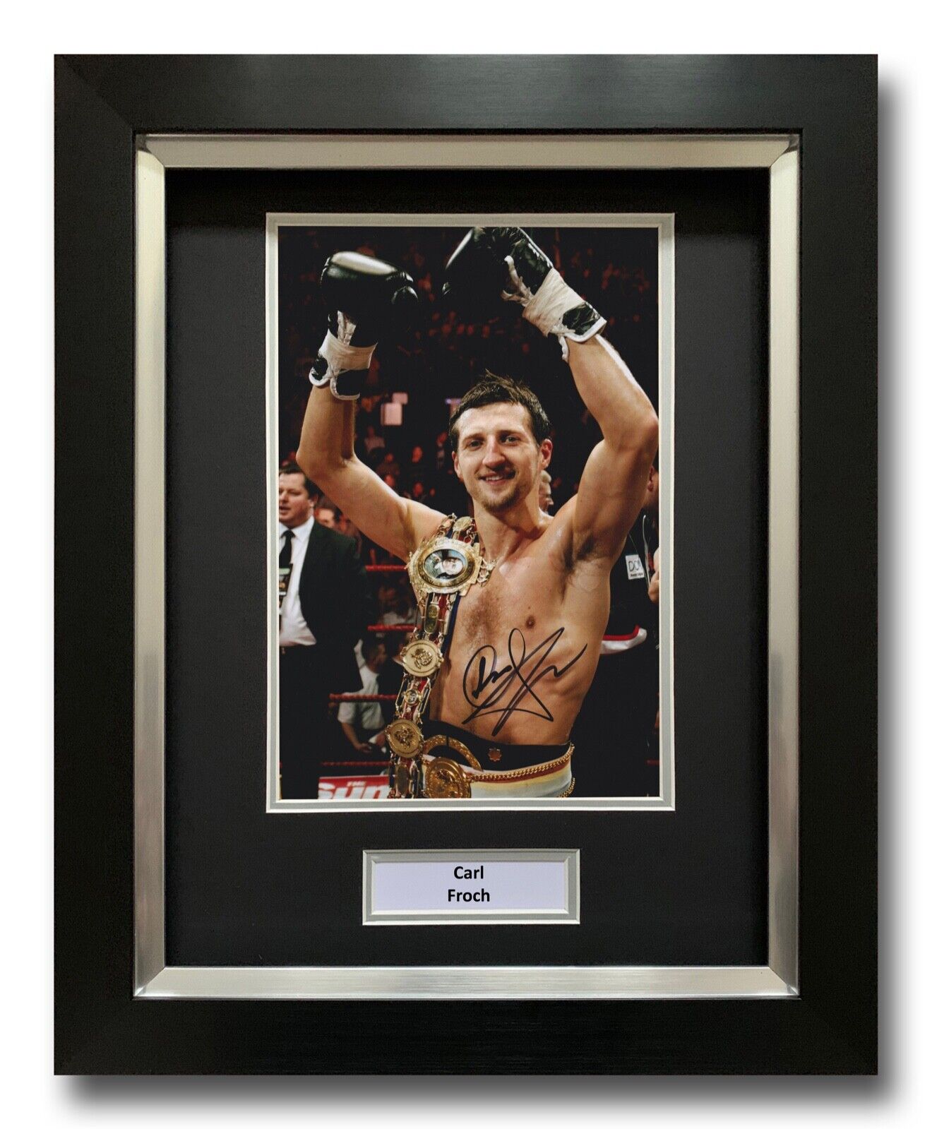 CARL FROCH HAND SIGNED FRAMED Photo Poster painting DISPLAY BOXING AUTOGRAPH