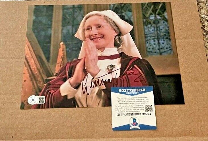 GEMMA JONES SIGNED HARRY POTTER 8X10 Photo Poster painting BECKETT CERTIFIED BAS #2