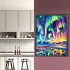 (50*60cm)Aurora - Full Round Drill Diamond Painting