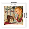 Retro Billboard-11CT Stamped Cross Stitch 40*40cm/15.75*15.75in tapestrymarket