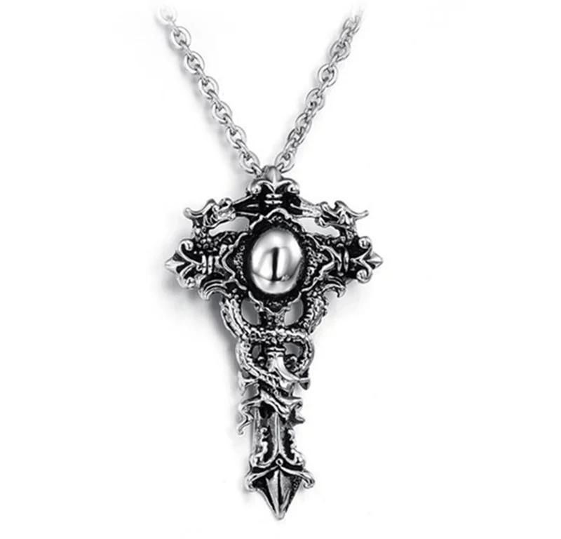Pinduoduo Korean Titanium Steel Necklace Men's Jewelry Wholesale Techwear Shop