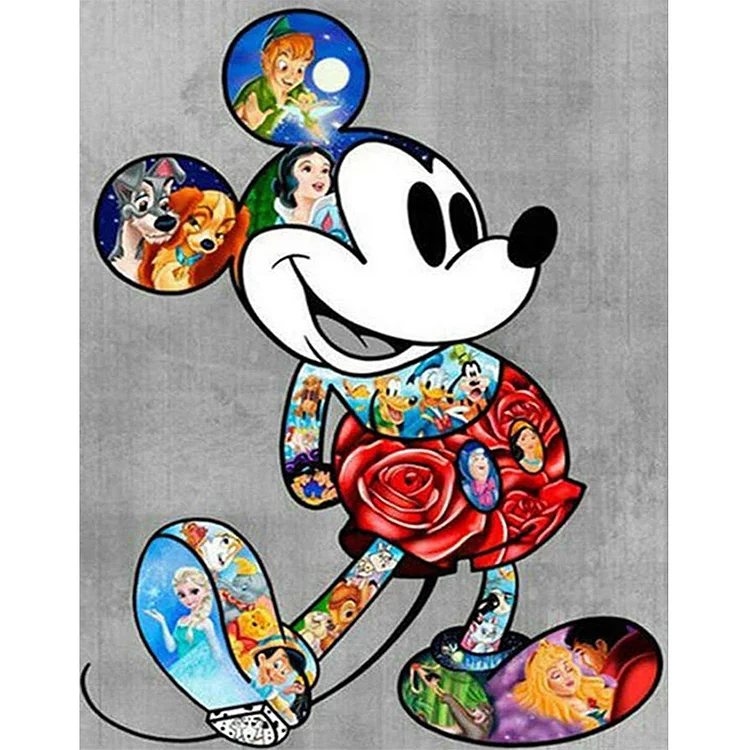 Mickey - Counting Cross Stitch 11CT 40*50cm