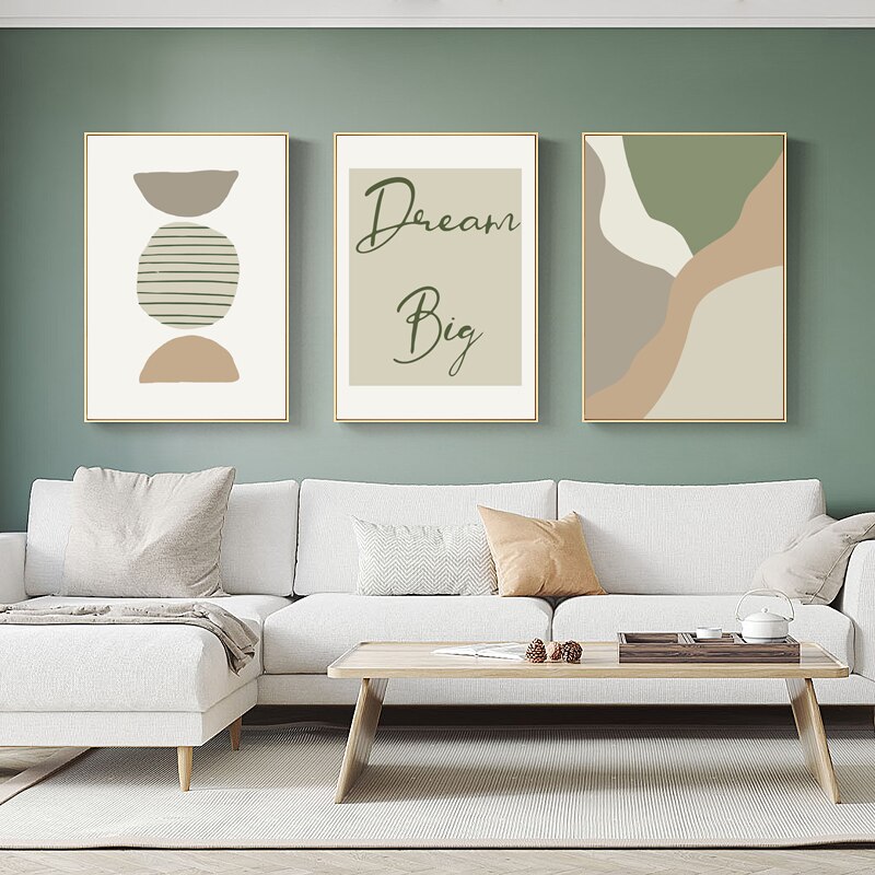 3pcs/lot 40x50cm(15.7"x19.6") Modern Style Abstract Home Decor Painting Canvas Print Wall Art for Living Room