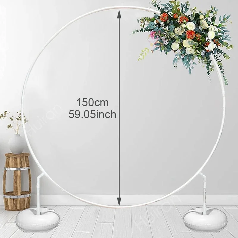 Plastic Balloon Arch Ring DIY Background Holder Circle Ballon Column Base Baby Shower Birthday Wedding Party Decor Bridal Shower