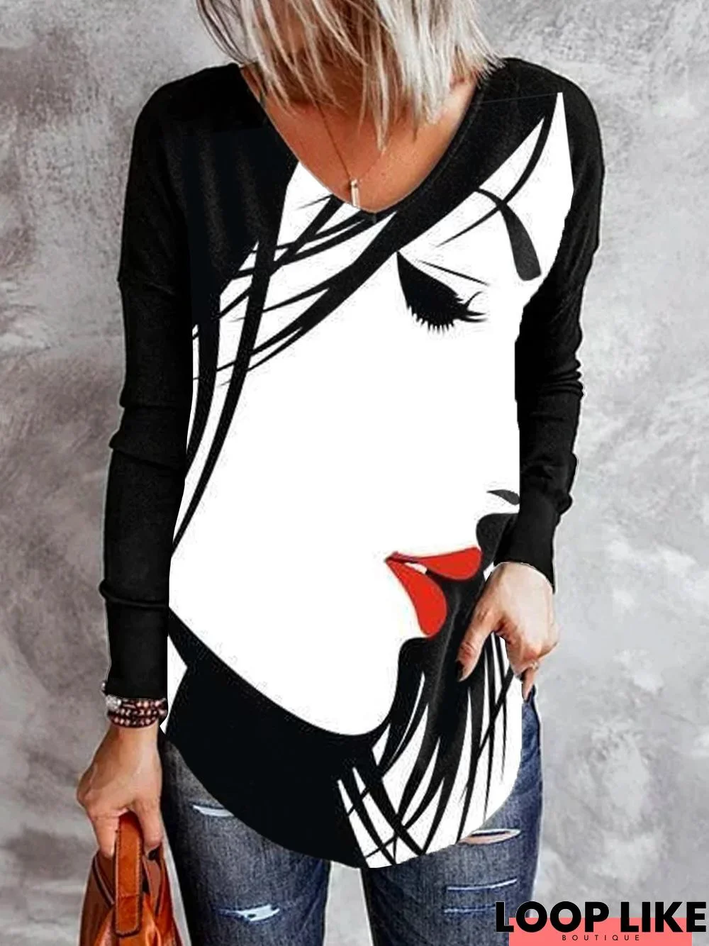 Long Sleeve Casual T-shirt