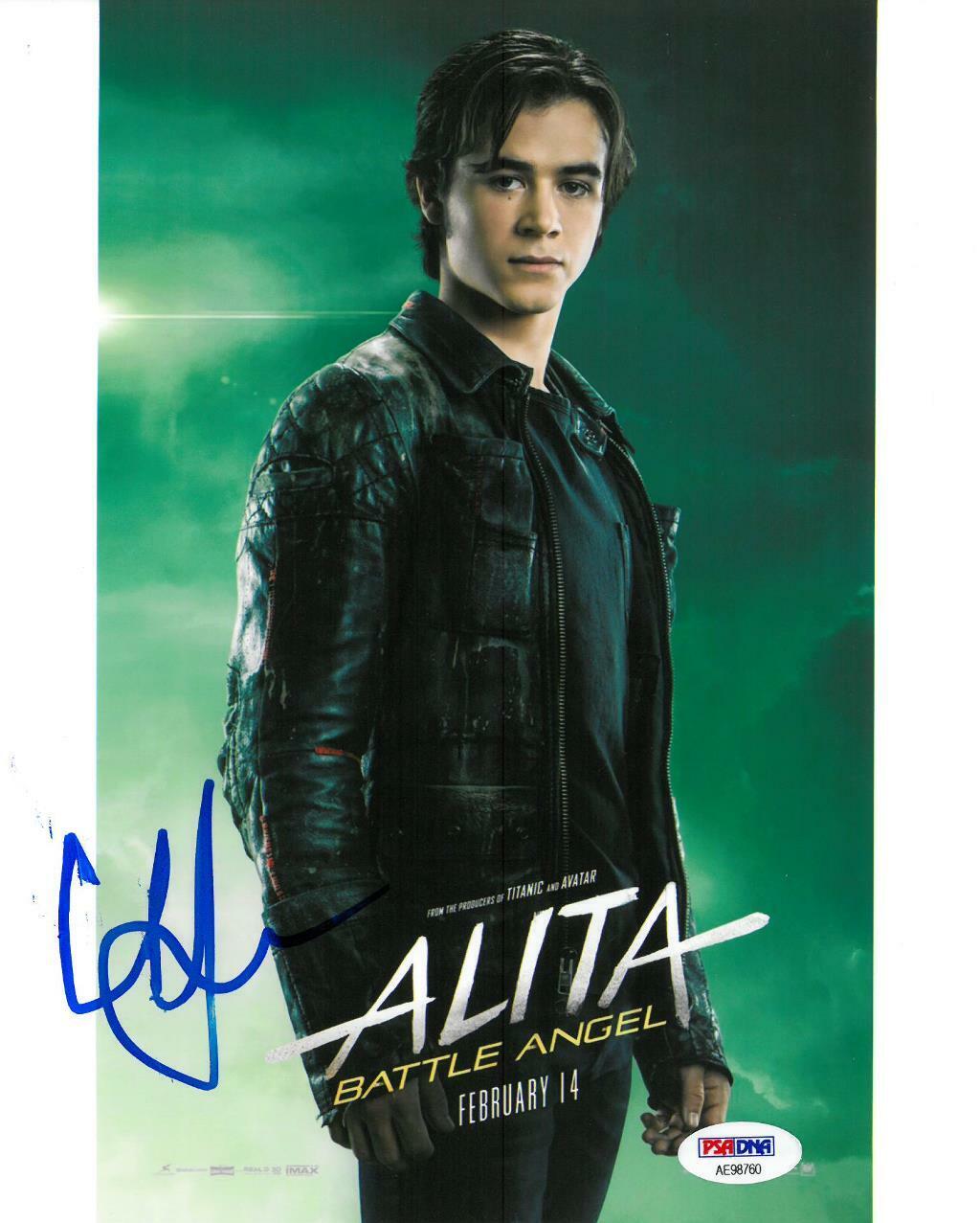 Keean Johnson Signed Alita Battle Angel Autographed 8x10 Photo Poster painting PSA/DNA #AE98760