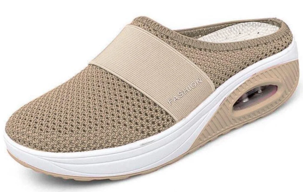 Women Slippers Sandals 2021 Summer Platform Beach Slippers Women Breathable Mesh Flat Shoes Women Flip Flops Zapatos Mujer