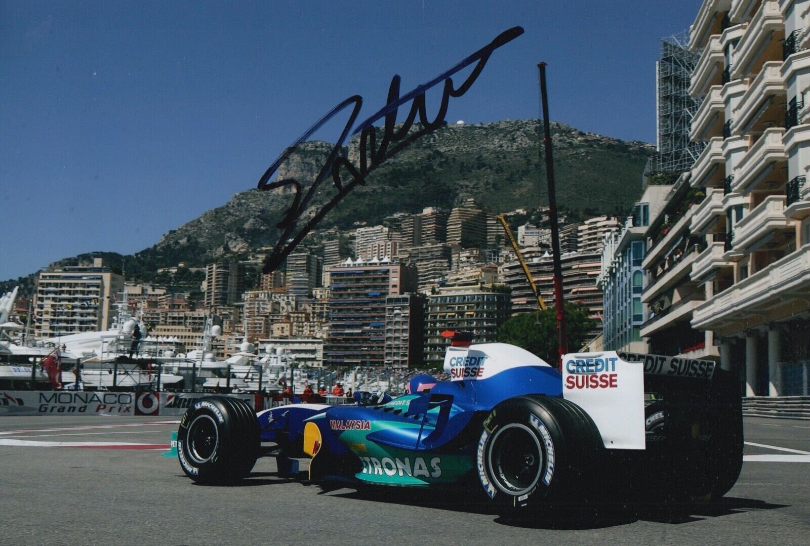 Jacques Villeneuve Hand Signed 12x8 Photo Poster painting F1 Autograph Sauber Petronas