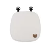 Cream White Cartoon Bear Car Cushion Ice Honeycomb Seat Cushion