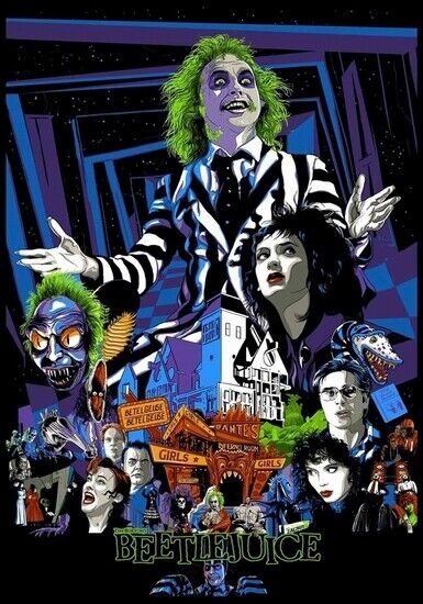 BEETLEJUICE POSTER - PROMO 2 - HIGH GLOSS Photo Poster painting POSTER -  POST!