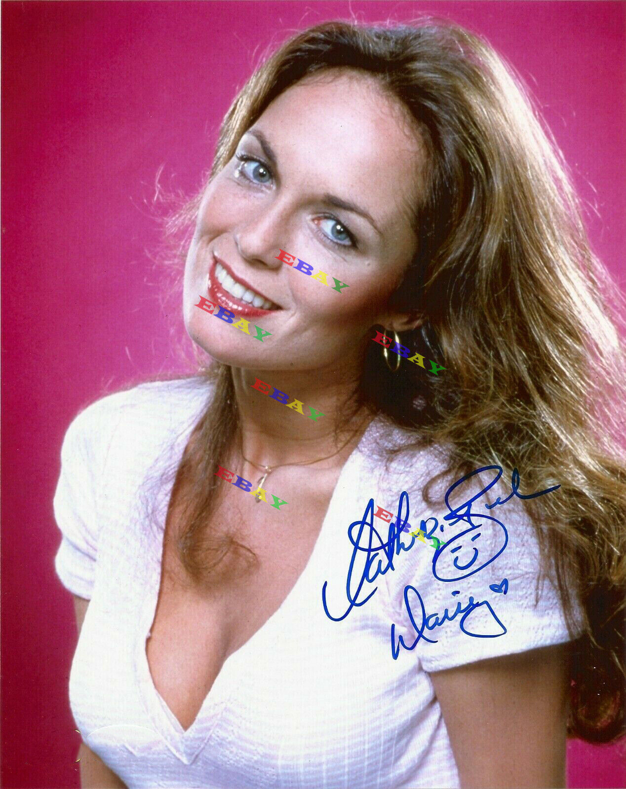 CATHERINE BACH as DAISY DUKE AUTOGRAPHED Signed 8x10 Photo Poster painting REPRINT