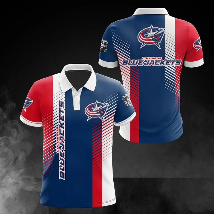 Columbus Blue Jackets
Button Up Polo Shirt