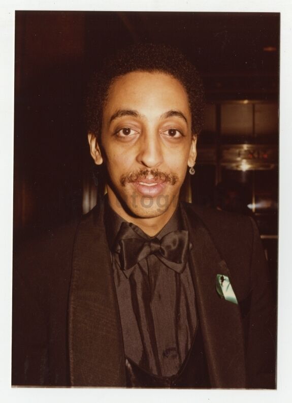 Gregory Hines - Vintage Candid Photo Poster painting by Peter Warrack - Previously Unpublished