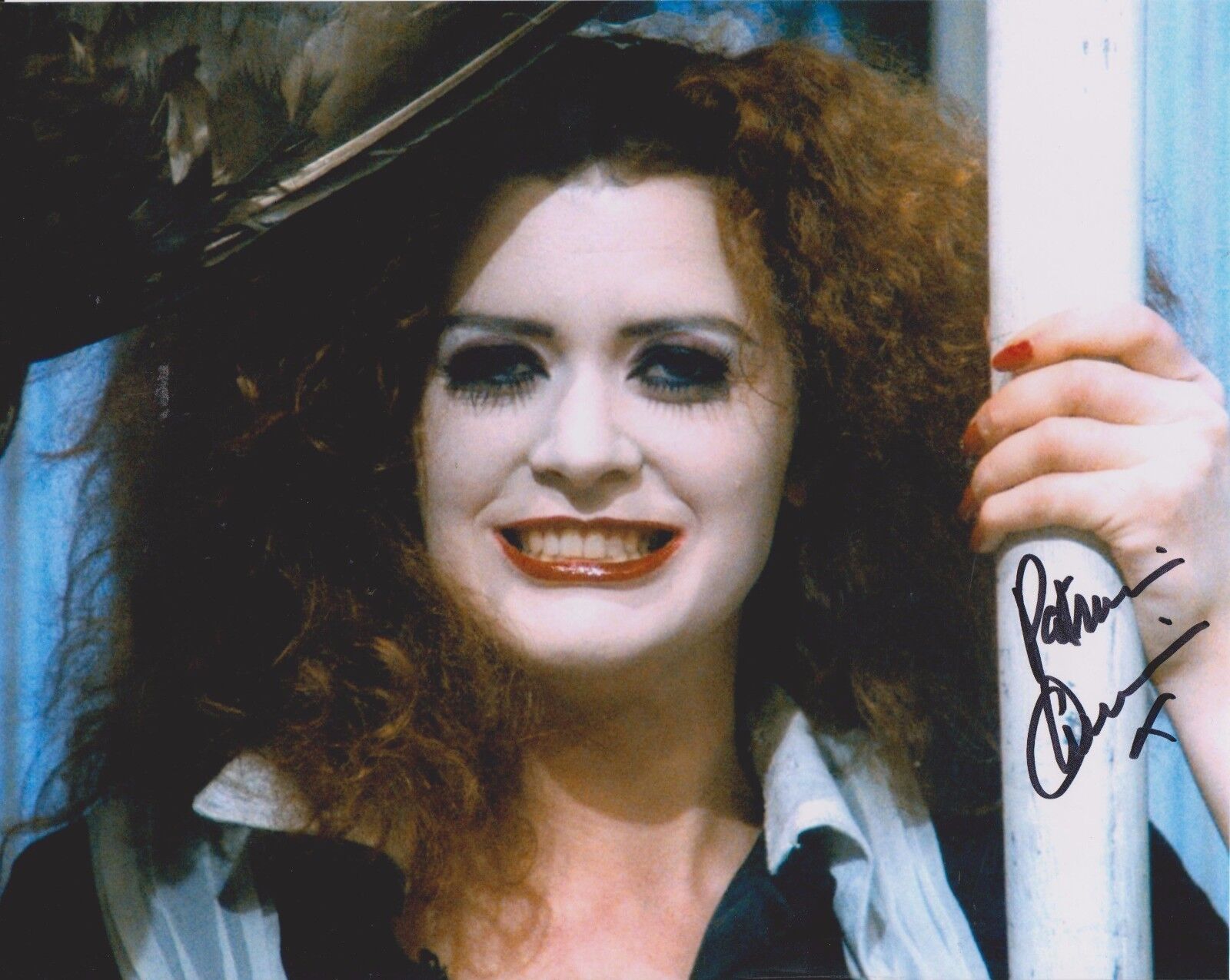 Patricia Quinn Rocky Horror 11 Original Autographed 8X10 Photo Poster painting