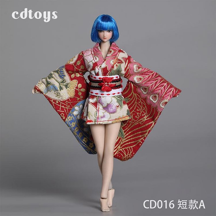 In-stock 1/12 CDTOYS CD016 Kimono For TBLeague 6 inch Figures (Short Ver.)-shopify