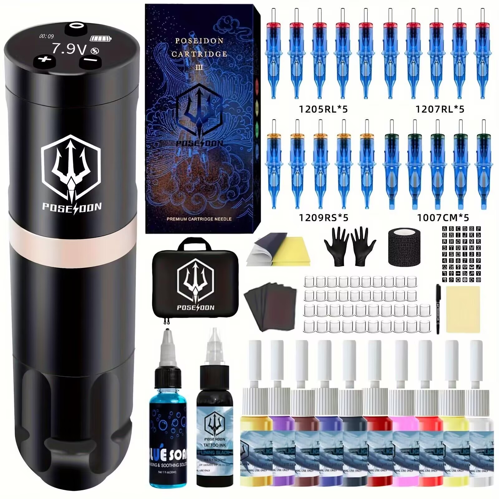 POSEIDON Tattoo Pen kit  Poseidon Tattoo Official