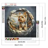 Yorkshire Terrier - Rundbohrer Diamond Painting - 30*30cm