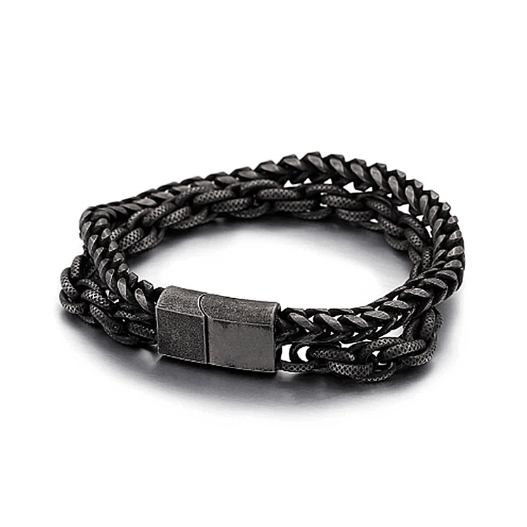 Coutureaura Heavy Chain Link Stainless Steel Bracelet