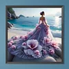 Magnifique Jupe Fille-Ronde Drill Diamond Painting-40*40CM