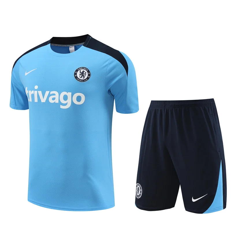 24/25 Chelsea Short Sleeve Training Kit Football Shirt Thai Quality