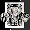 Elephant-Special Shaped Diamond Painting