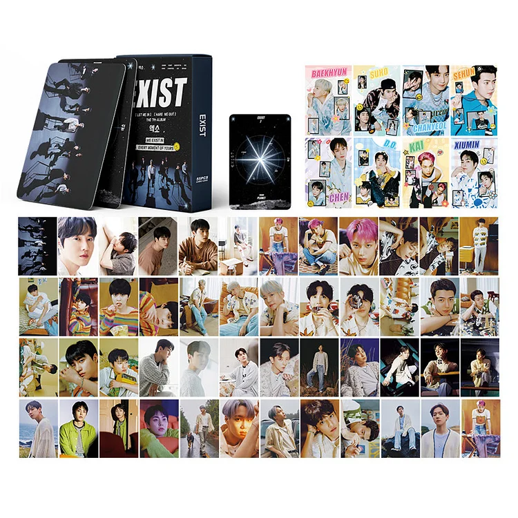 EXO Album EXIST 55 Sheets Photocard