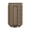 Modular Battery Storage Box Organizer for CR2032 AAA 18650 18350 CR123A (Khaki)
