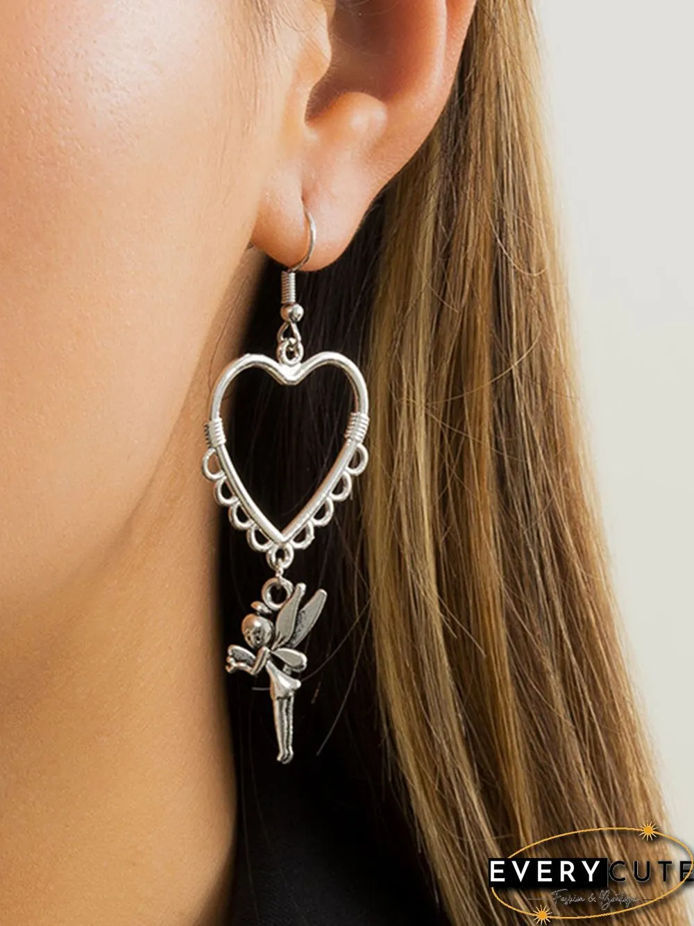 Vintage Alloy Elf Earrings