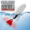 5pcs Metal Jig Spoon Spinner Fishing Lure Wobbler Bait Set Hard Bait for Fishing