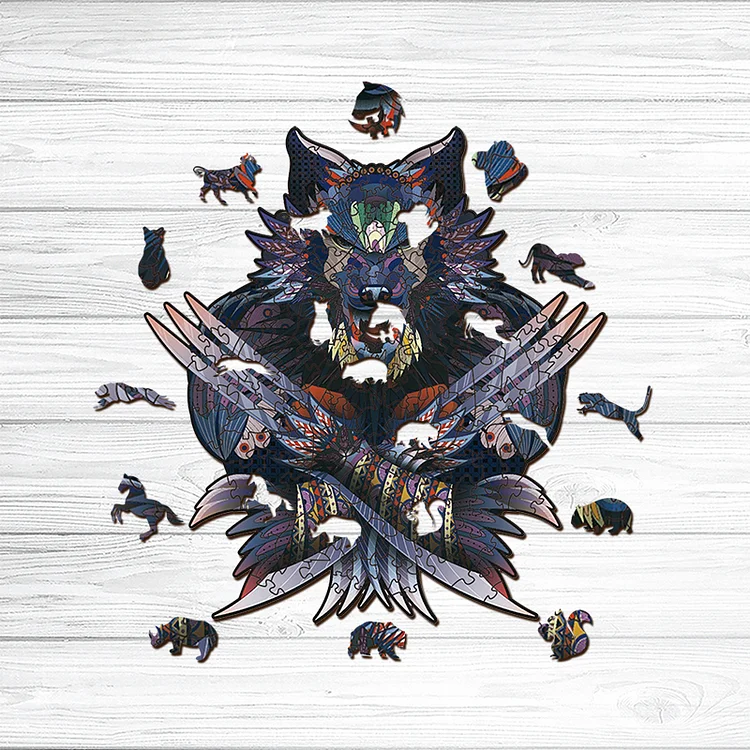 Ericpuzzle™ Ericpuzzle™Werewolf Jigsaw Wooden  Puzzle