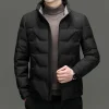 New multi-color stand collar fashionable and versatile 90 white duck down jacket