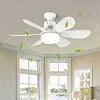 40w/200-2000lm Small Ceiling Fan with Lights with Remote Control Breeze Fan Light Three Color Temperature Options for Living Room Study & Household Use