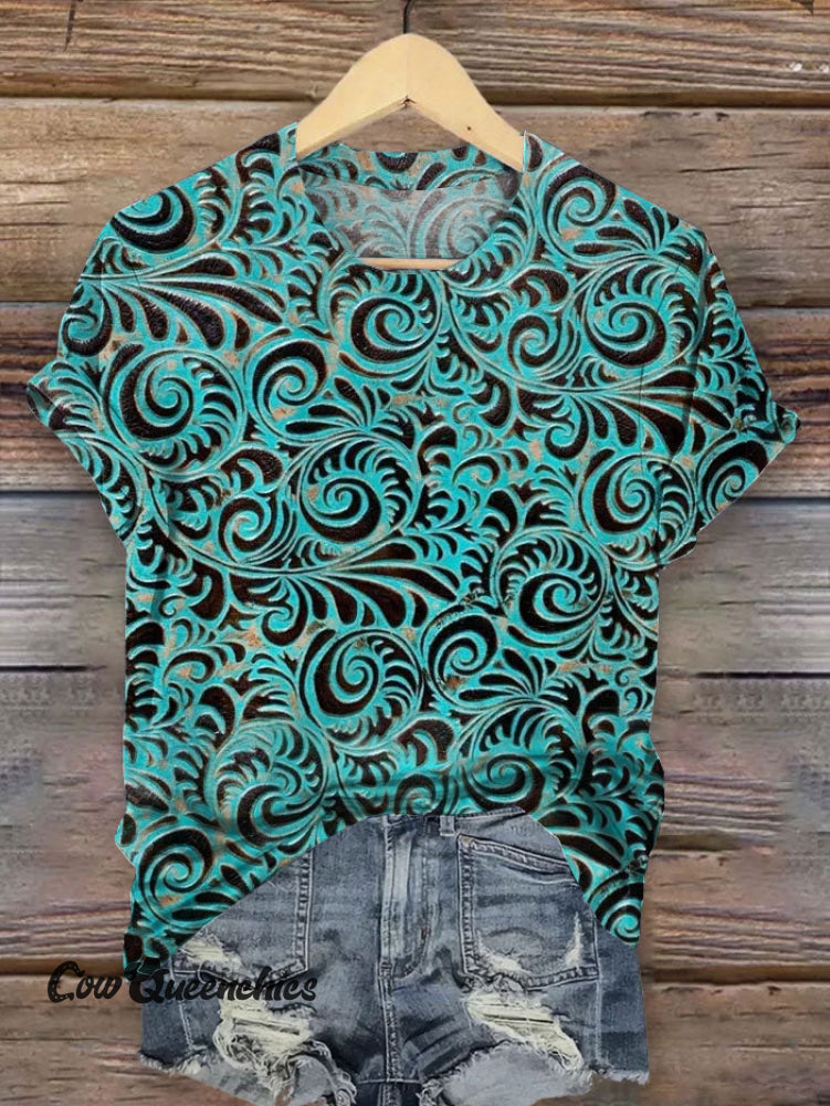 Vintage Art Print T-Shirt Multicolor / S