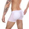 Men's Hip-Lifting Briefs With Thin Mesh Cups, Invisible Buttocks Enlargement, Peach Buttocks, Fake Buttocks, Boxer Briefs