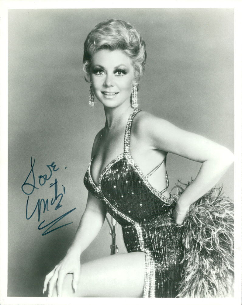 Mitzi Gaynor (Vintage) signed Photo Poster painting COA