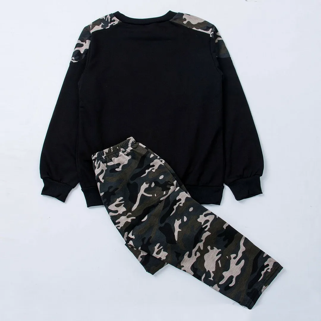 2019 Brand New 2-9Y Toddler Kids Baby Boy Clothing Set Pocket Pullover Tops Camo Pant 2PCS Outfits Tracksuit Long Sleeve Outfits