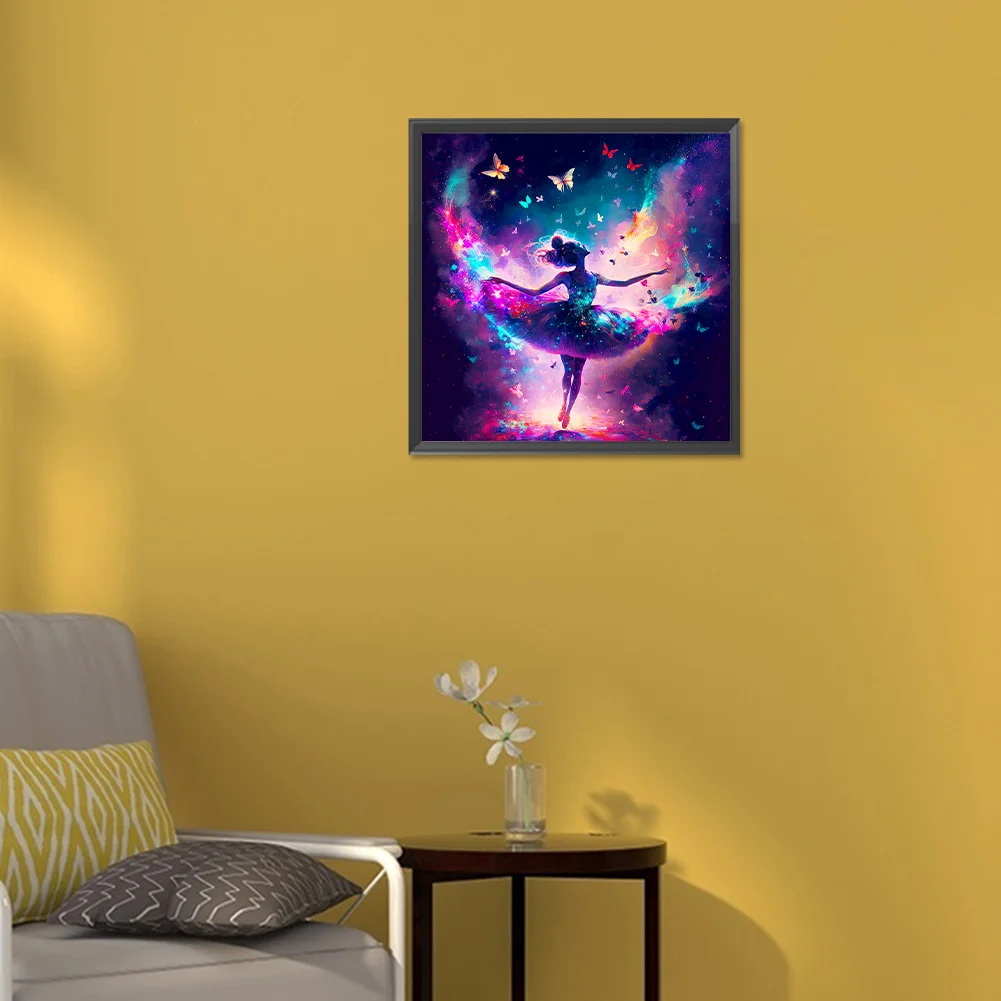 Diamond Painting - Full Round Drill - Ballet Dancer(Canvas|30*30cm)