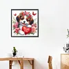 uk.everydayedeals Diamond Painting - Full Square - Love Heart Dog(35*35cm)